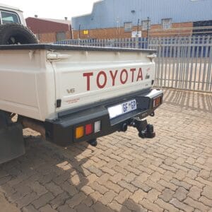 Toyota Land Cruiser 79 BZT Rear Bumper, Swing Arm Compatible