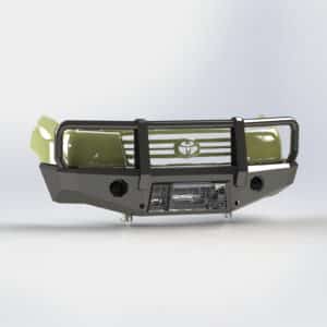 Toyota Land Cruiser 105 Series (GX) BZT Post Black Front Bumper