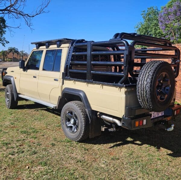 79 Series Land Cruiser DC BZT Cattle Rails – Summit 4×4 Accessories