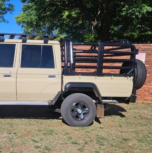 79 Series Land Cruiser DC BZT Cattle Rails – Summit 4×4 Accessories